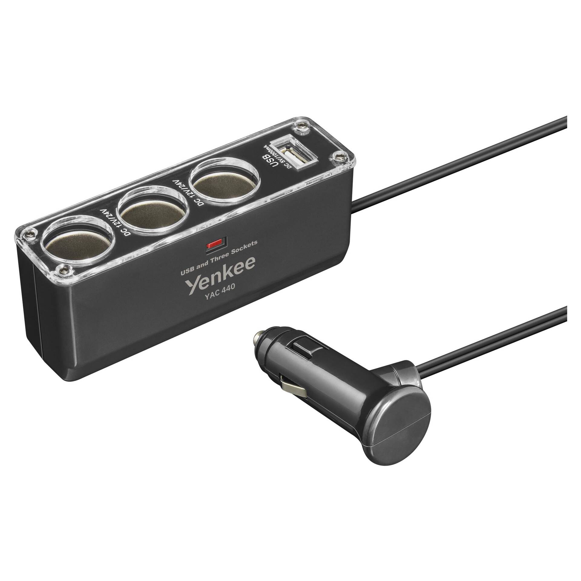 Univerzální USB adaptér a rozbočovač do auta