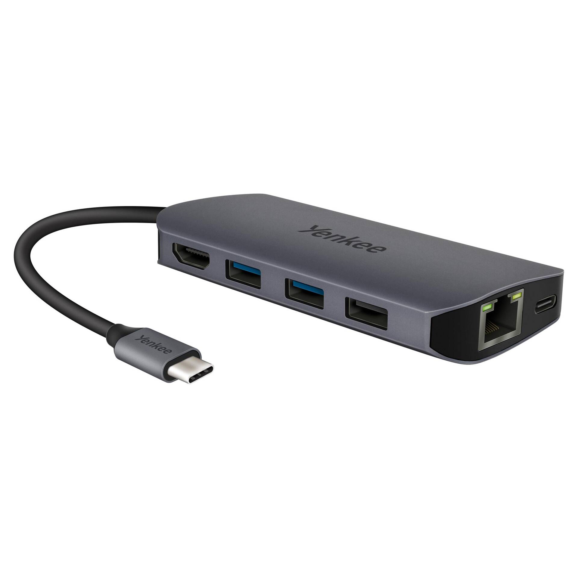 USB-C víceportový HUB adaptér 8v1
