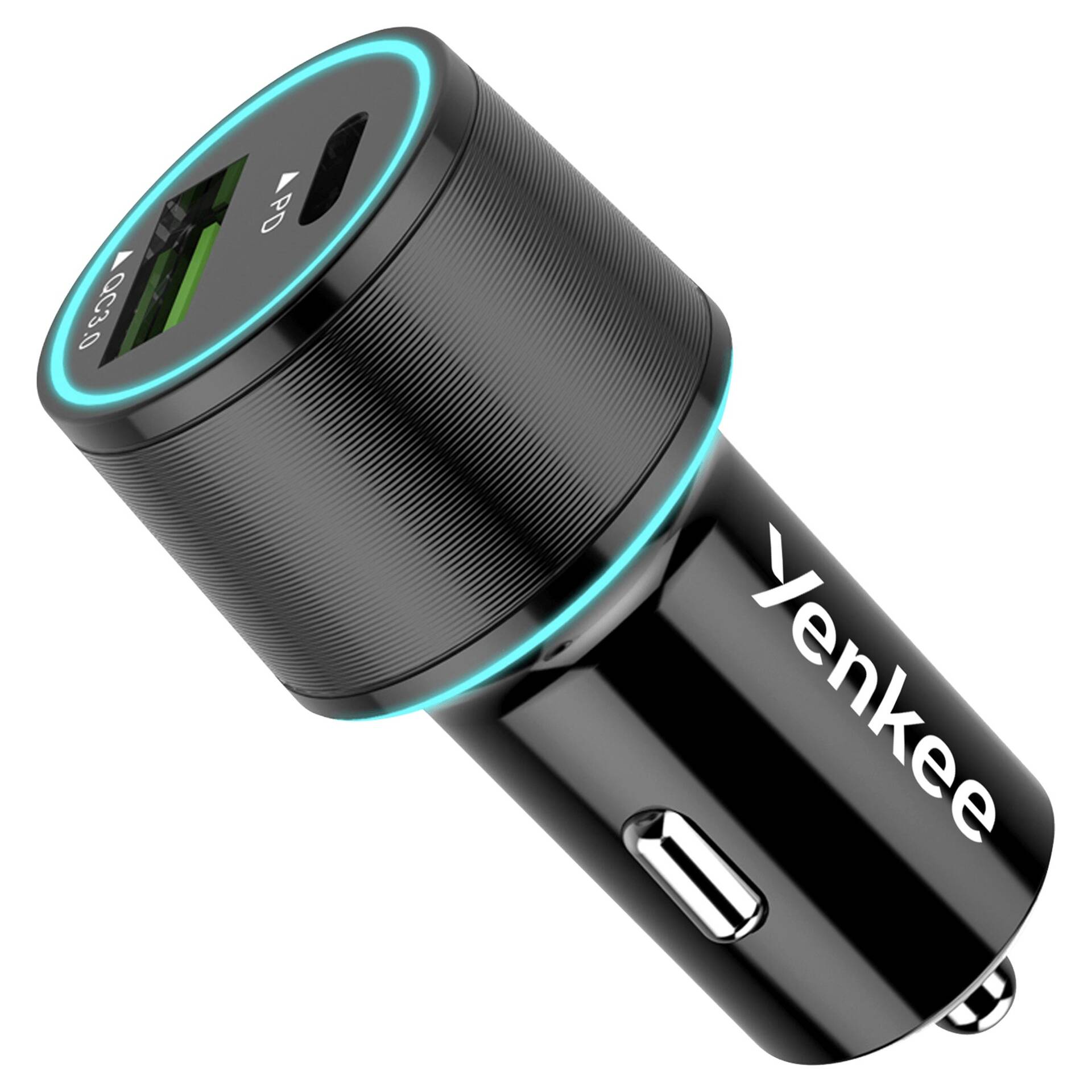 USB nabíječka do auta QC 3.0 a PD 18 W