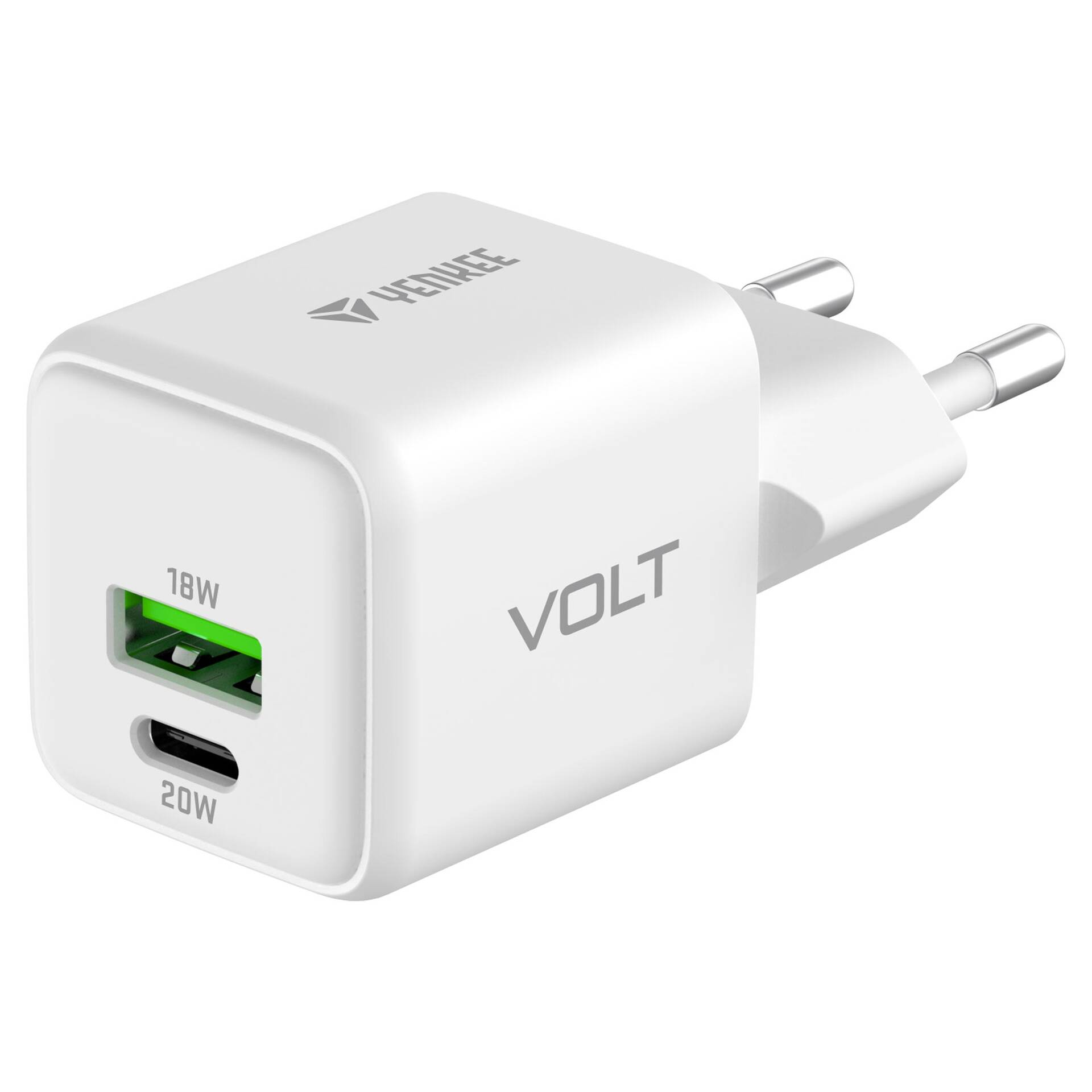 USB-A + USB-C nabíječka VOLT [18 W + 20 W]