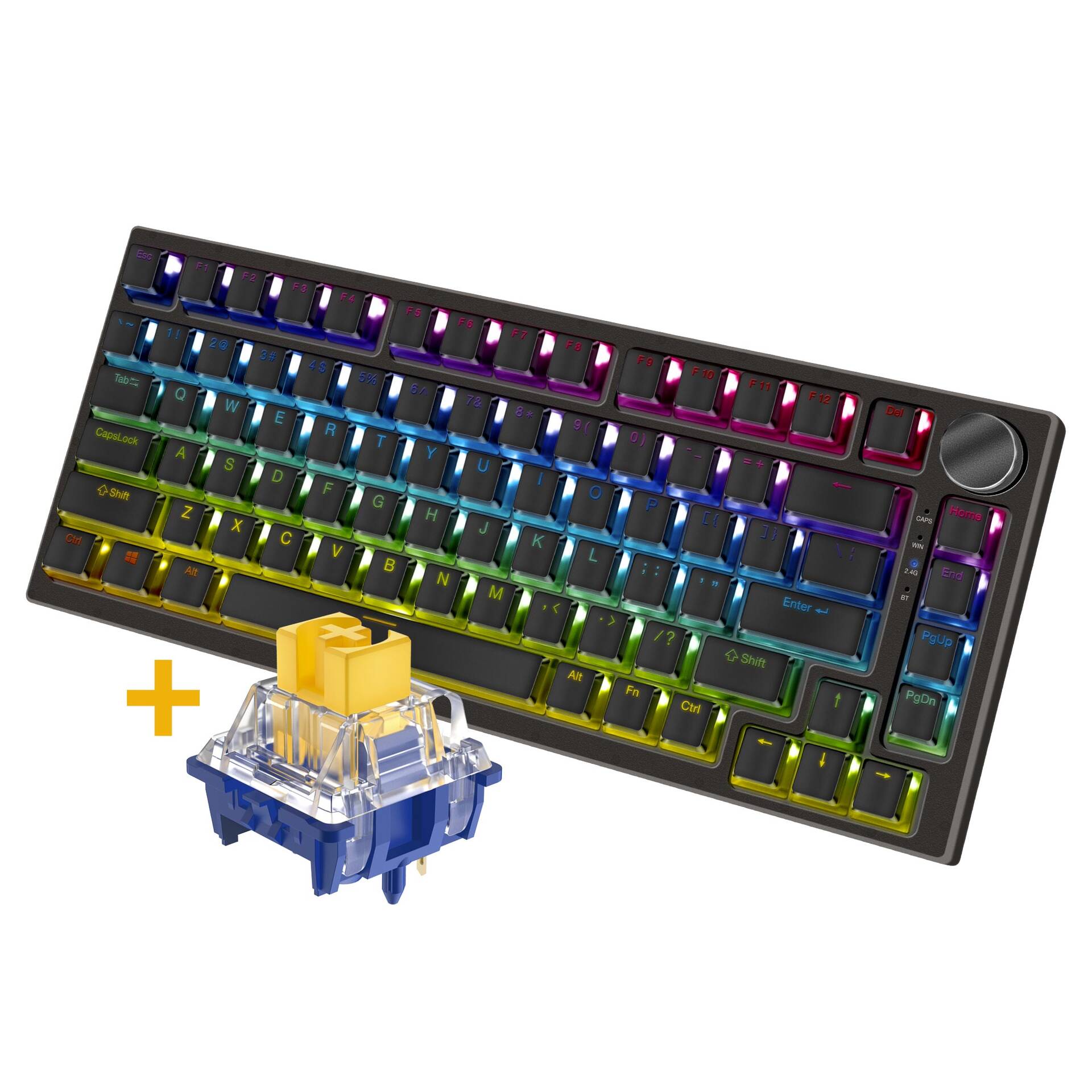 Zvýhodněná herní sada HOTSWAP klávesnice ODYSSEY + switche Indigo Speed