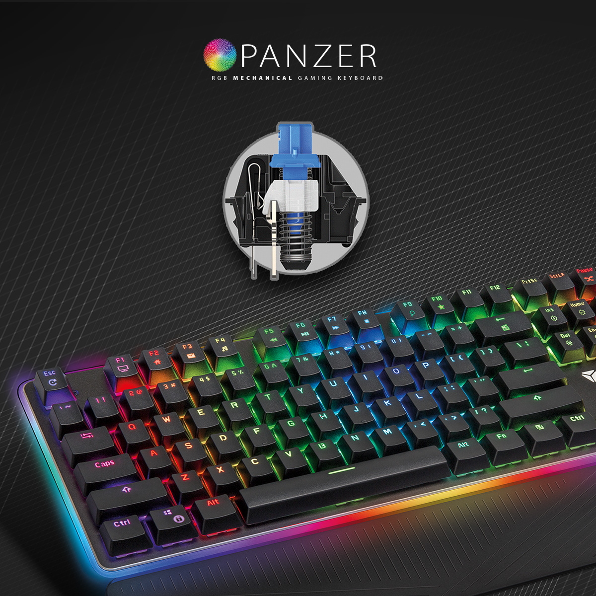 Mechanické spínače OUTEMU Blue