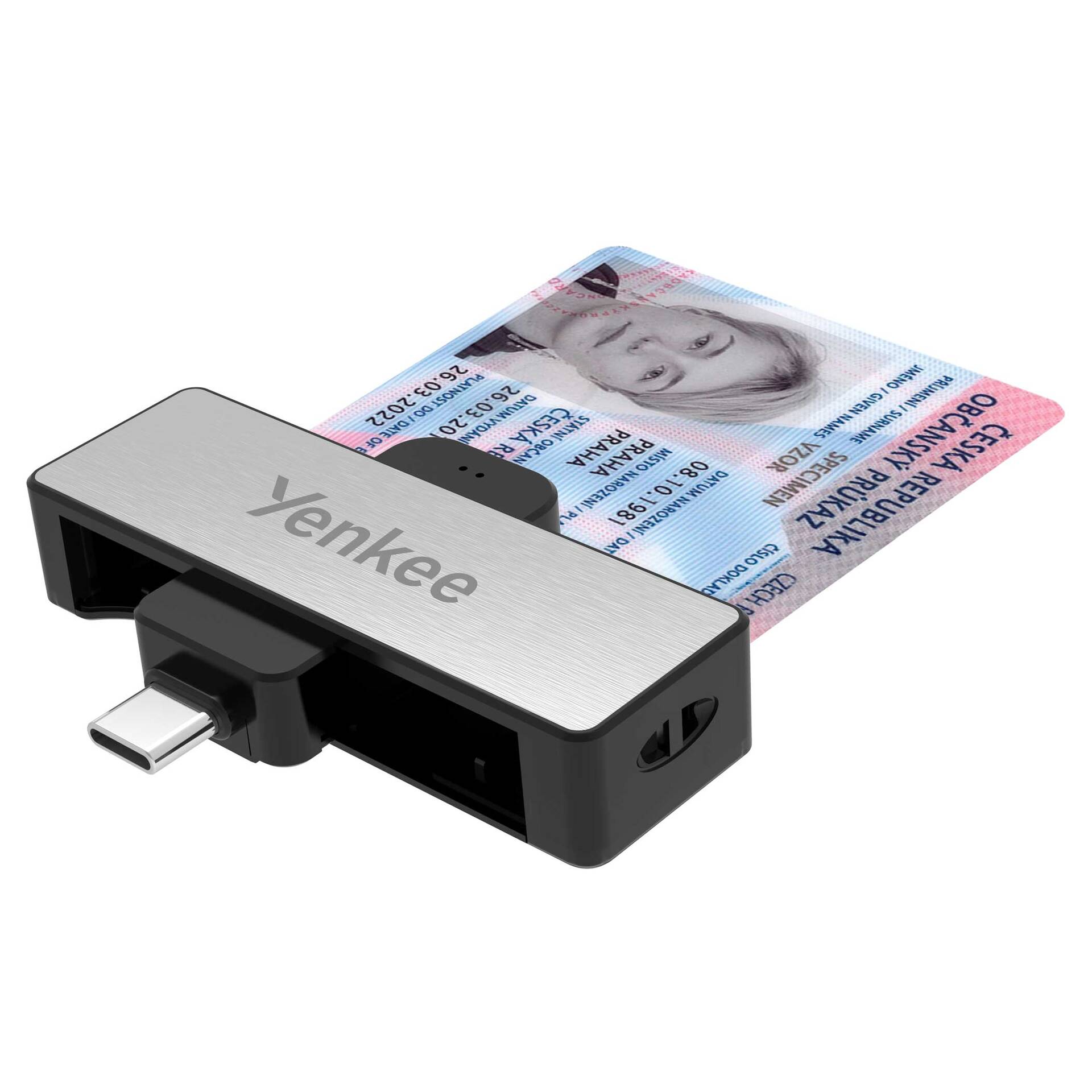 Kompaktní USB čtečka čipových karet